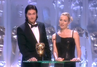 Video clip of Richard Armitage presenting an award at the BAFTAs