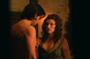 Richard Armitage and Lucy Griffiths in Robin Hood