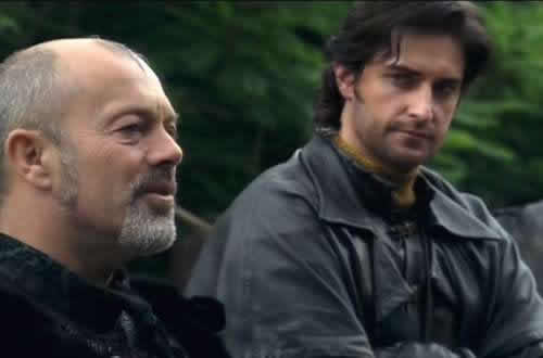 Richard Armitage and Keith Allen in Robin Hood