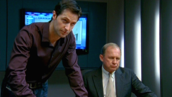 Richard Armitage and Peter Firth in Spooks